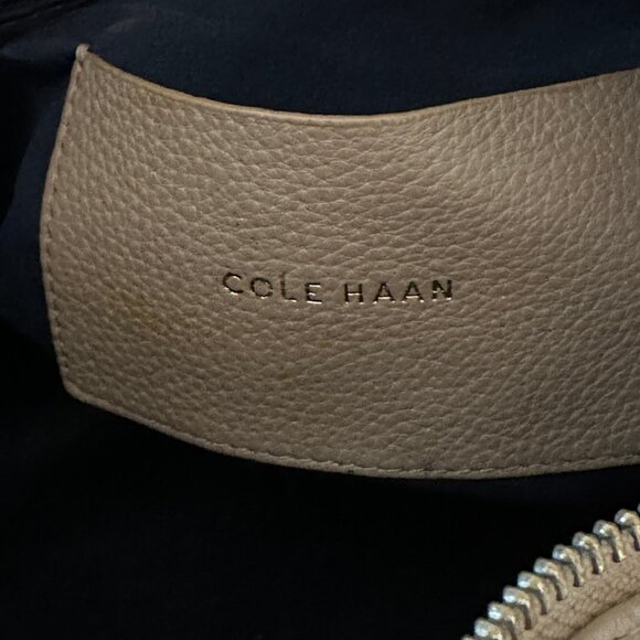 Cole Haan Women's Benson Hobo Leather Shoulder Bag Sandstone Color - Picture 8 of 12